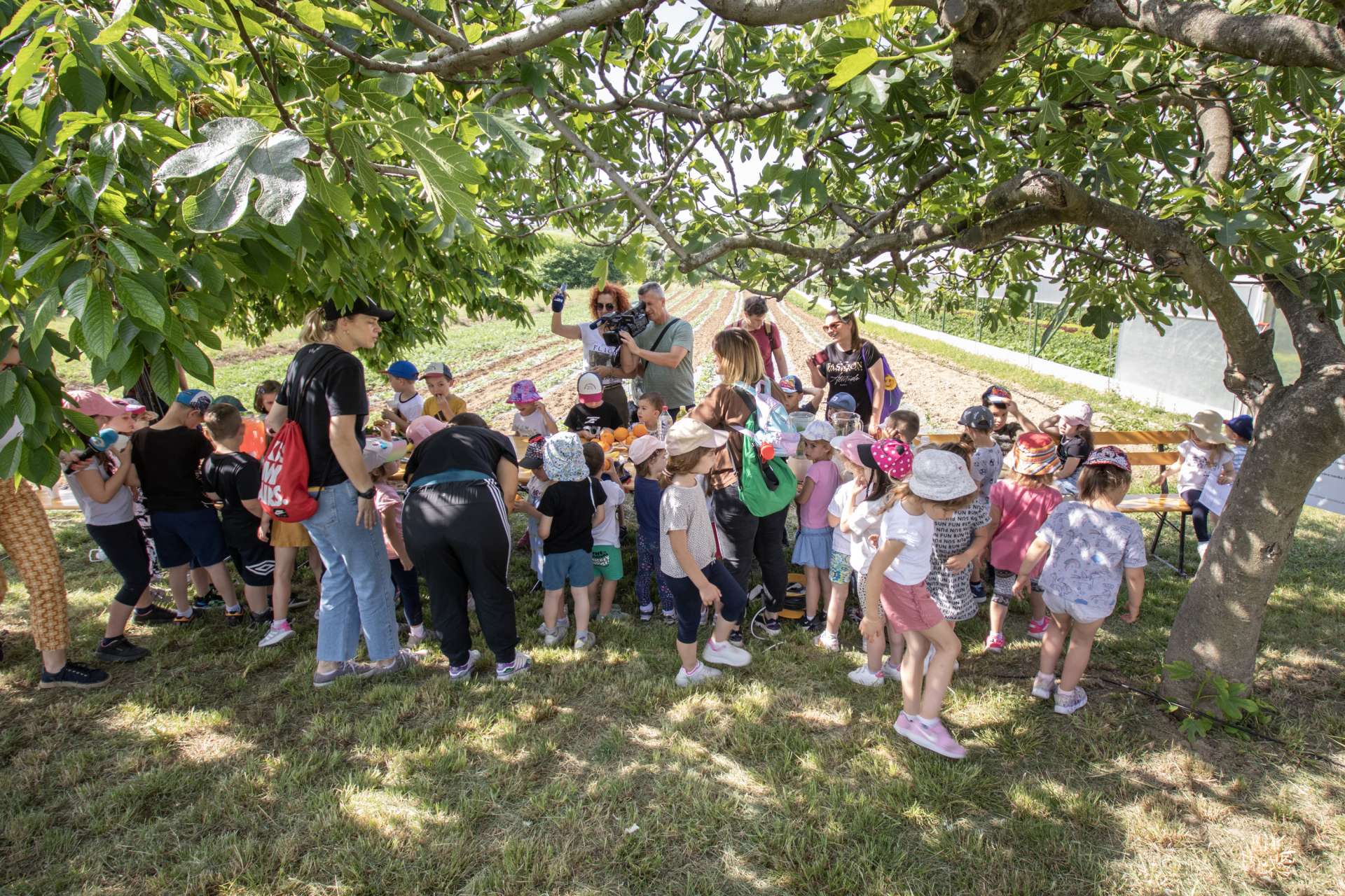 Na OPG-u Vidaić brao se špinat, spremao smoothie i reciklirao biootpad!